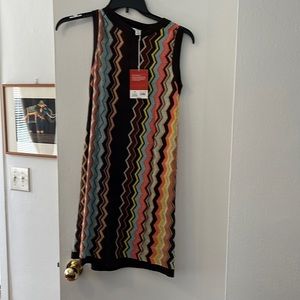 Missoni for Target knit sleeveless dress size M with coat